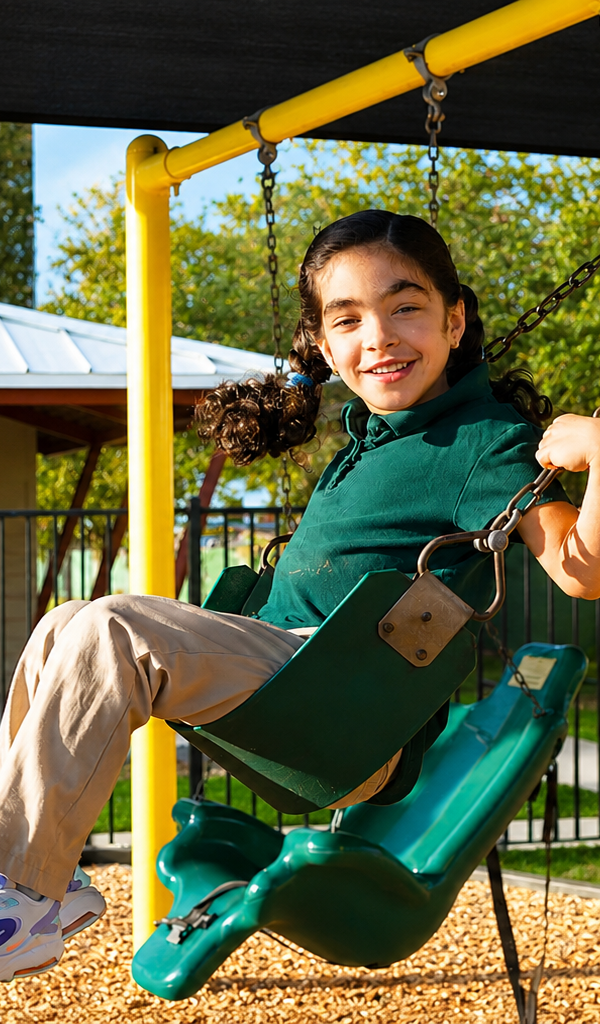 Student on the playground